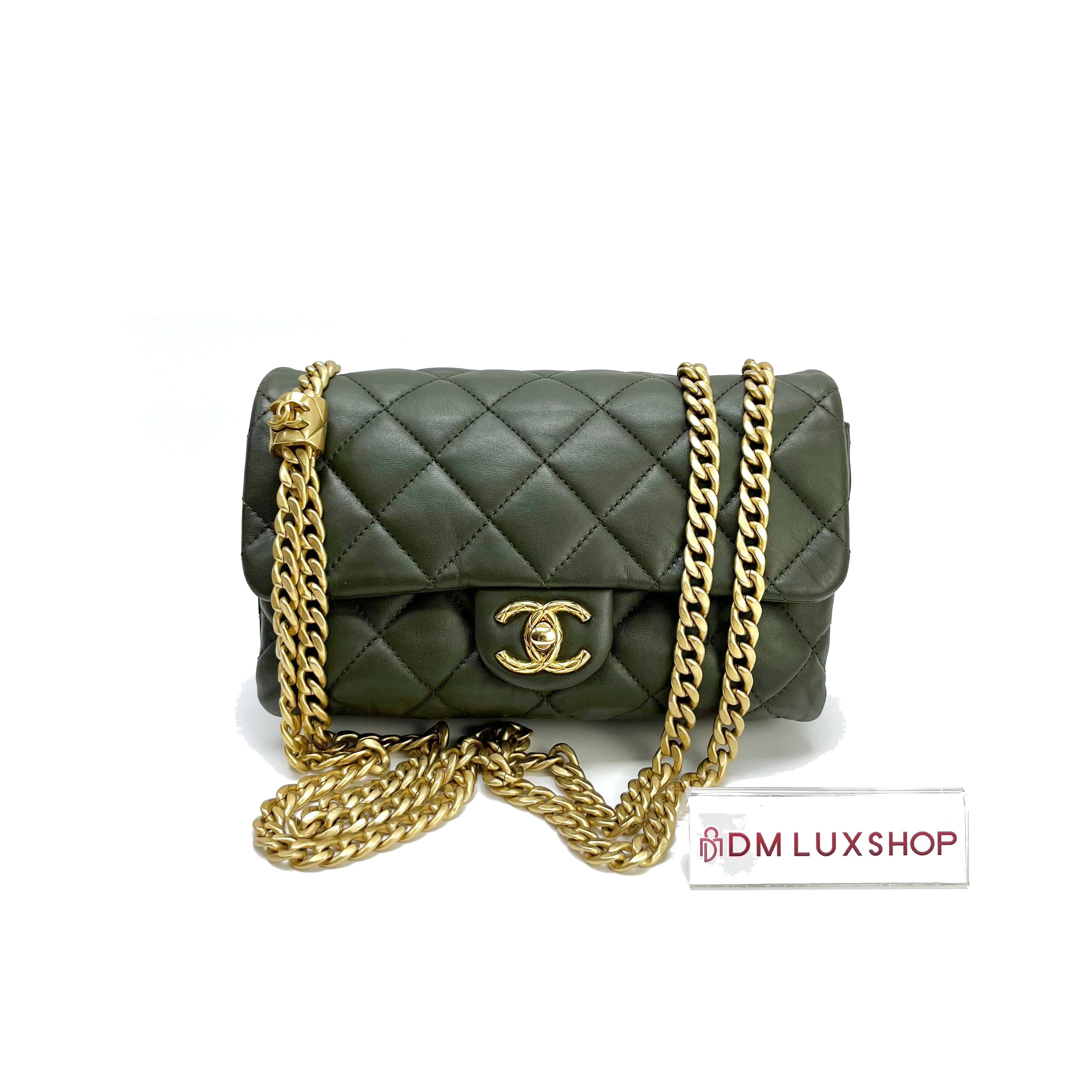Chanel 22K Pearl Crush GHW Mini (Microchip)