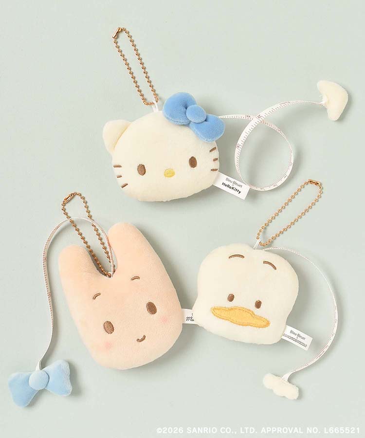 日本預訂📍日本限定Bleu Bleuet x Sanrio系列 - 公仔軟尺吊飾