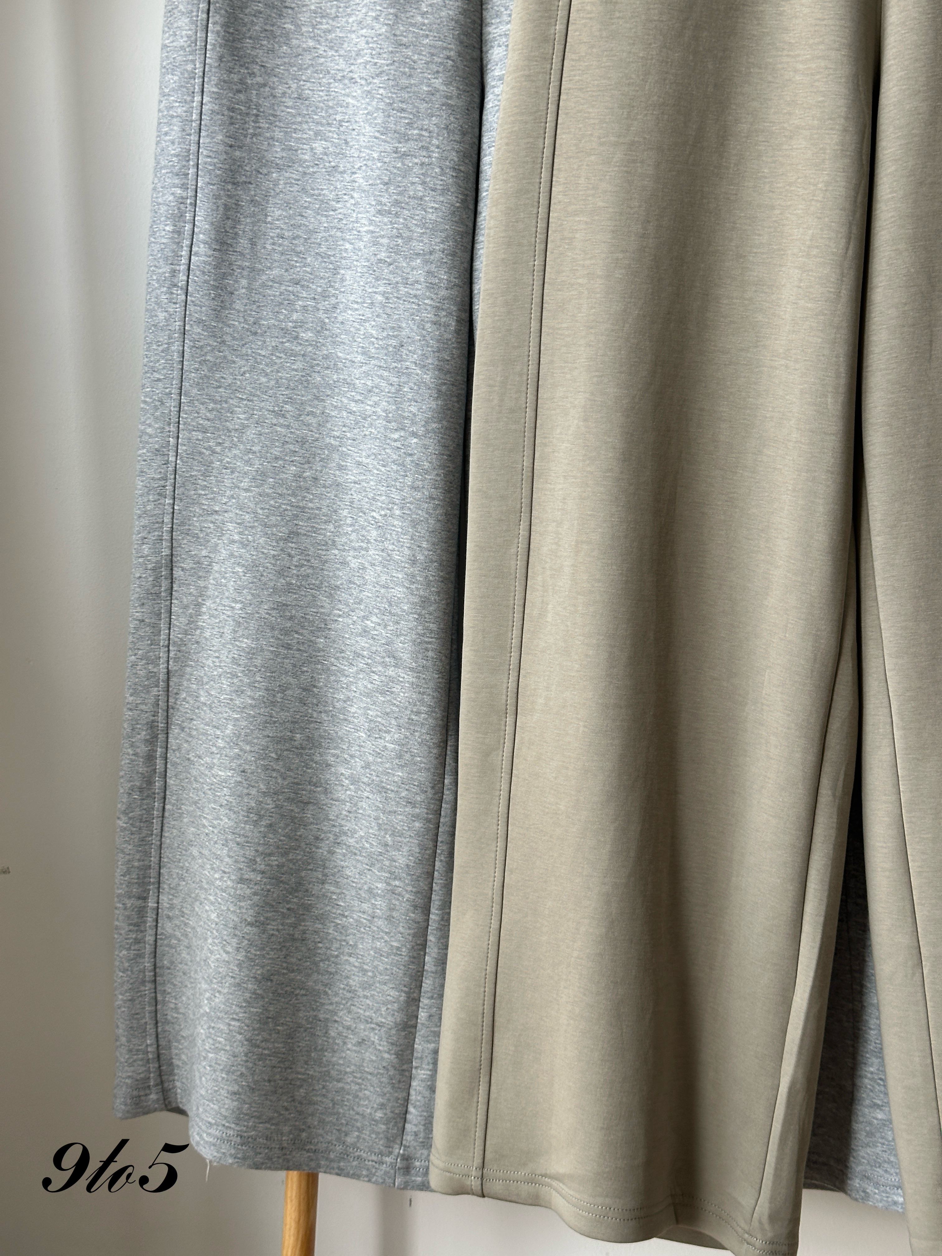 S1826 Long Sweatpants - Green & Grey