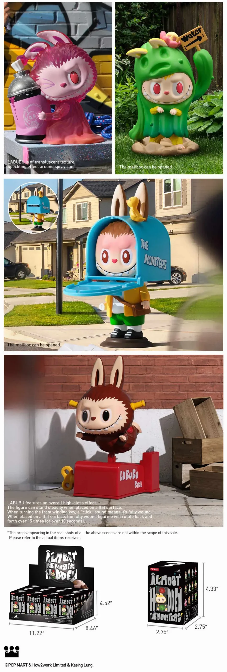 《THE MONSTERS》Almost Hidden 系列 公仔盲盒