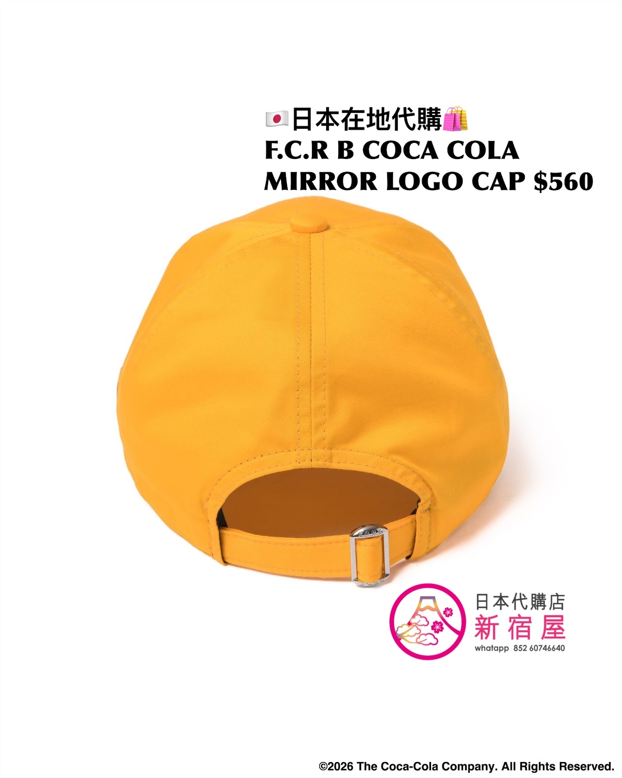 F.C.REAL BRISTOL x COCA COLA MIRROR LOGO CAP