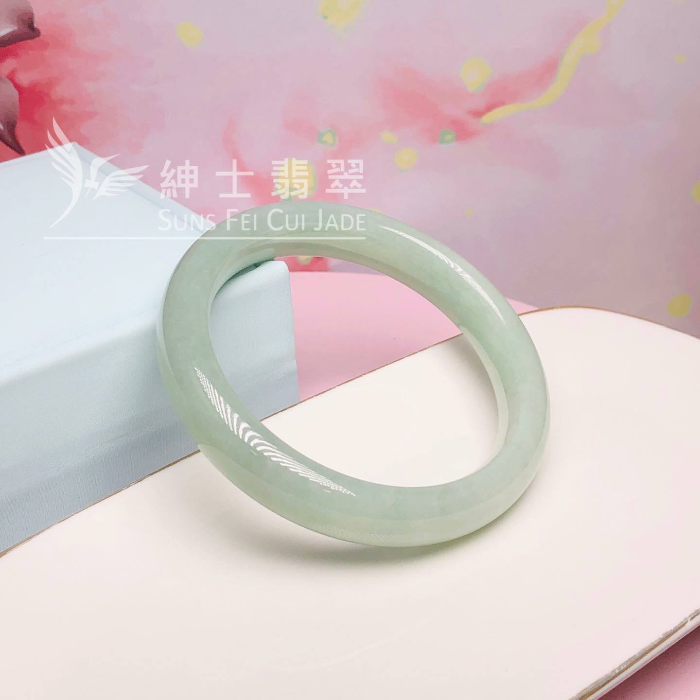 攞三橋晴水色福鐲55.6mm