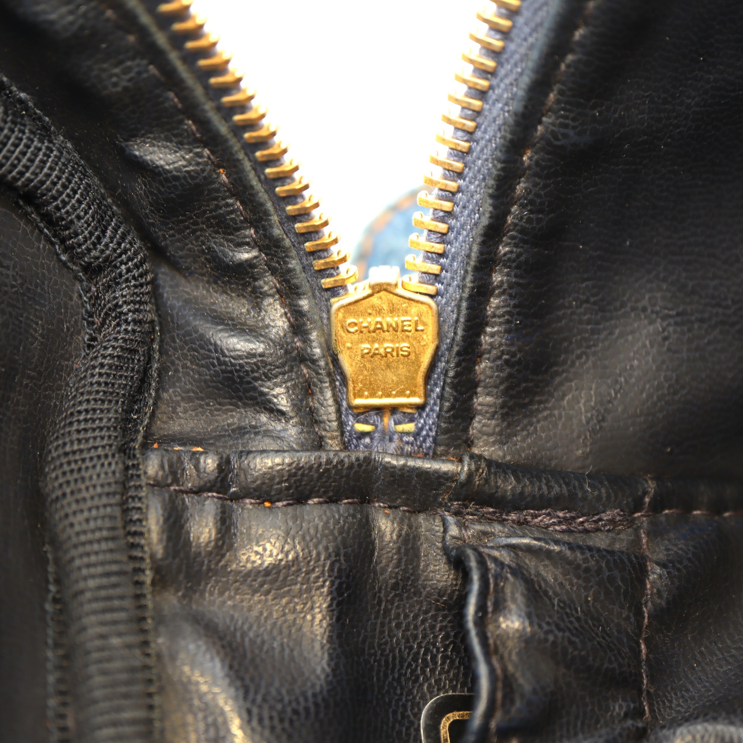 Chanel Coco Mark Denim Vanity Handbag