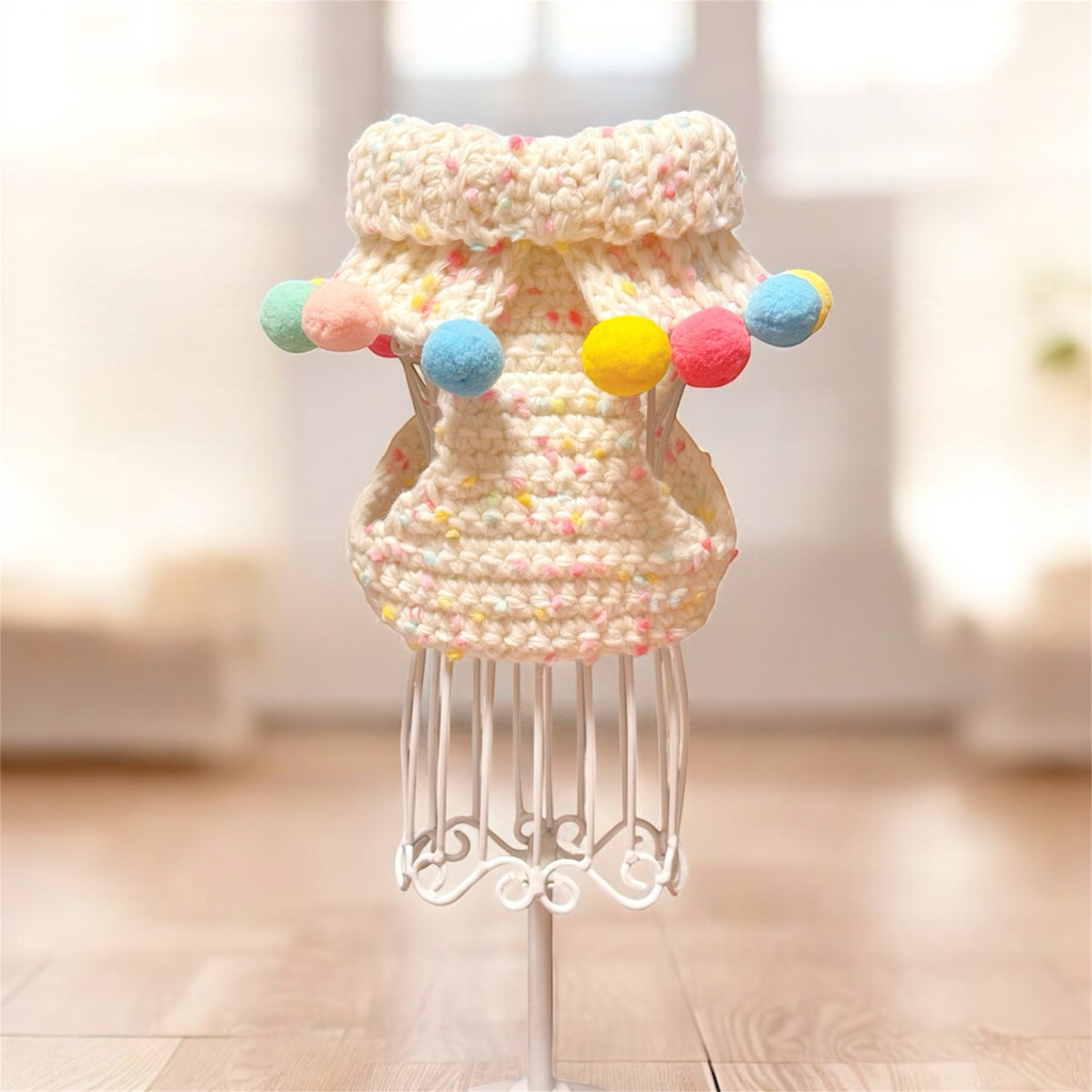 寵物手作 毛線編織胸背帶 兩件式