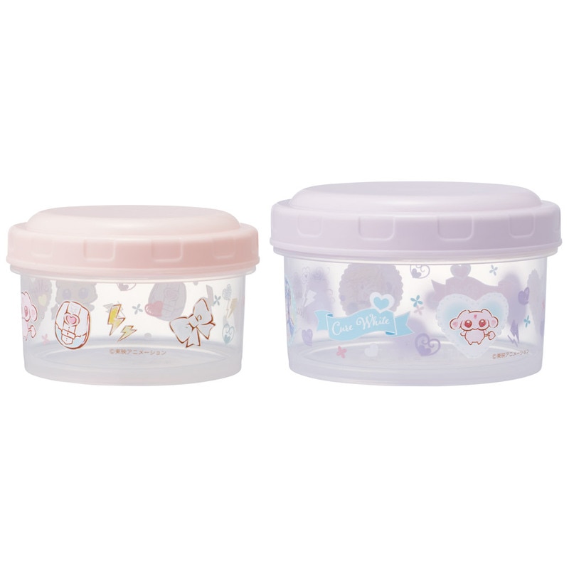 光之美少女 PreCure 圓型食物盒2個套裝 日本製 #P-PCG1059 [Skater] (PRE-ORDER) [2026/06]