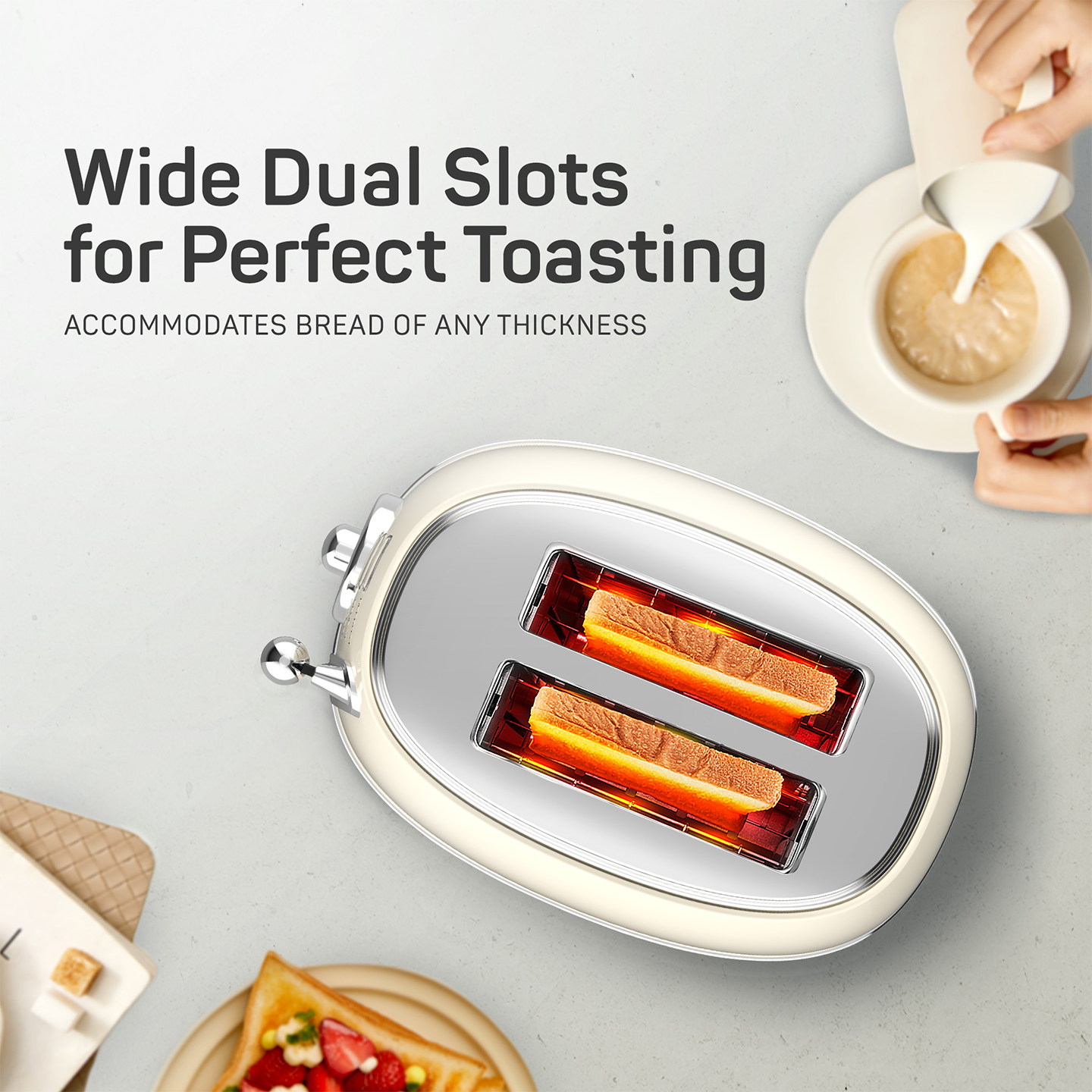 Faber 2-Slice Vintage Toaster FT V8502