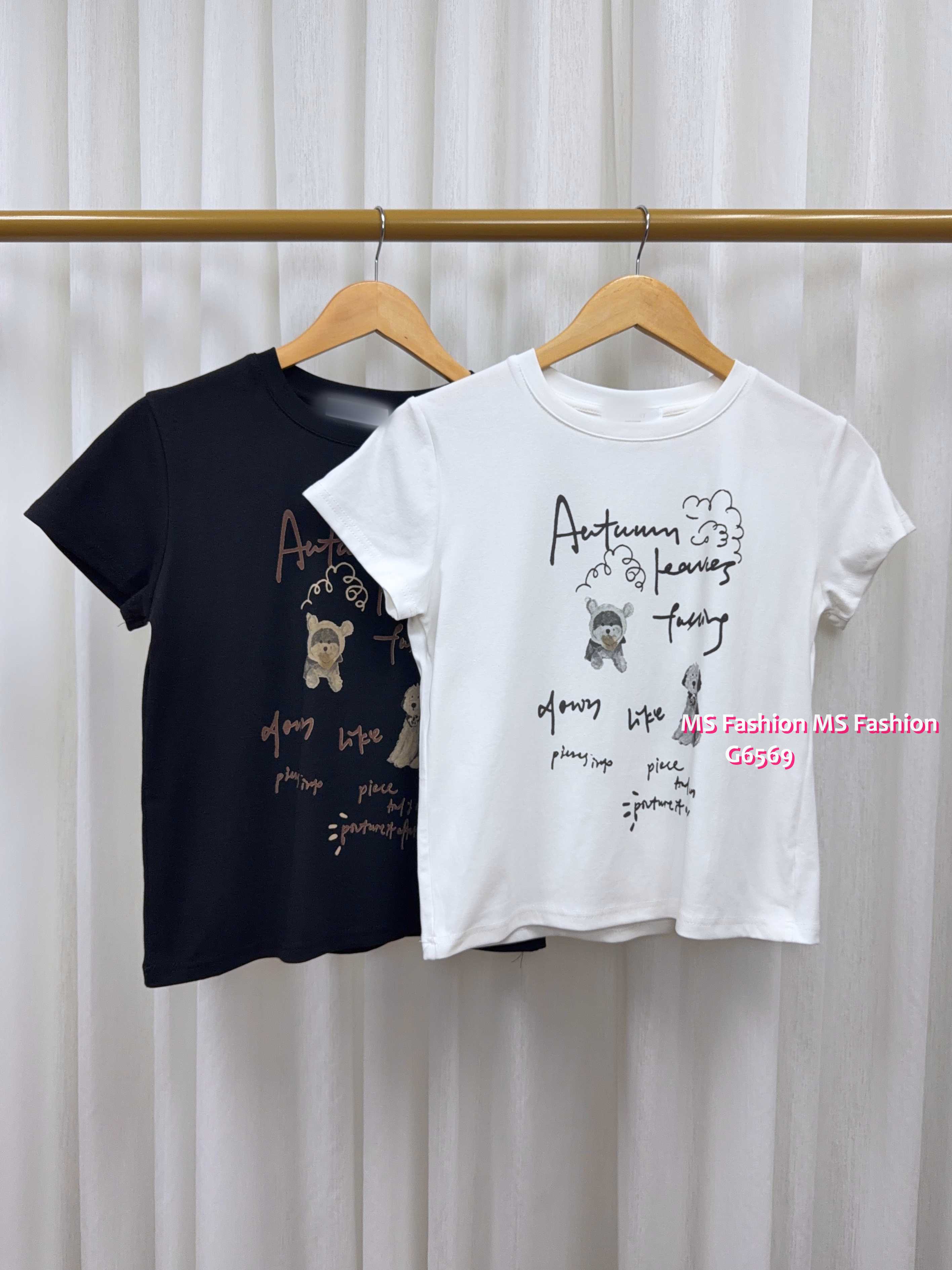 G6569 可愛狗狗字母top
