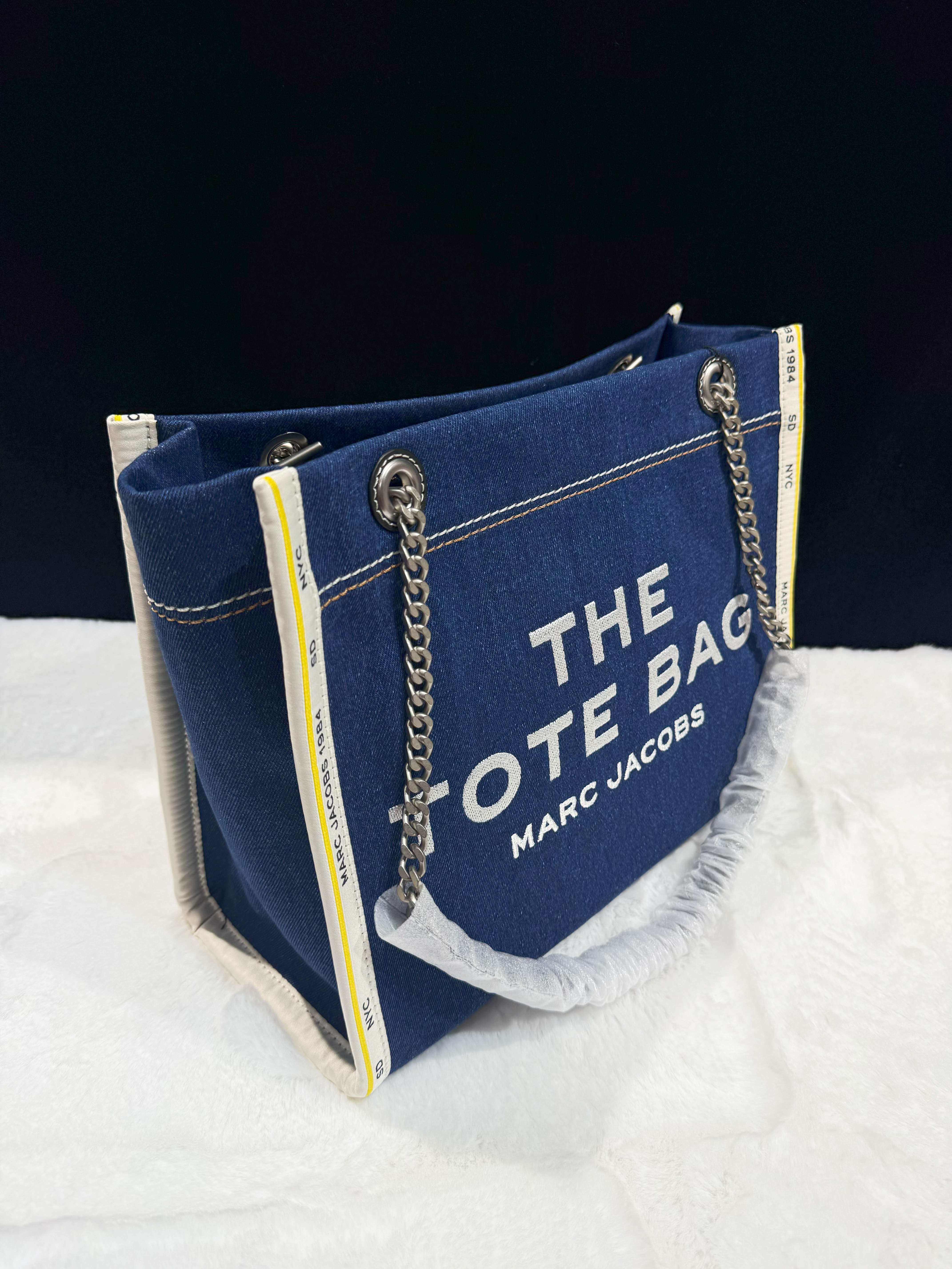 Marc jacobs chain tote M denim