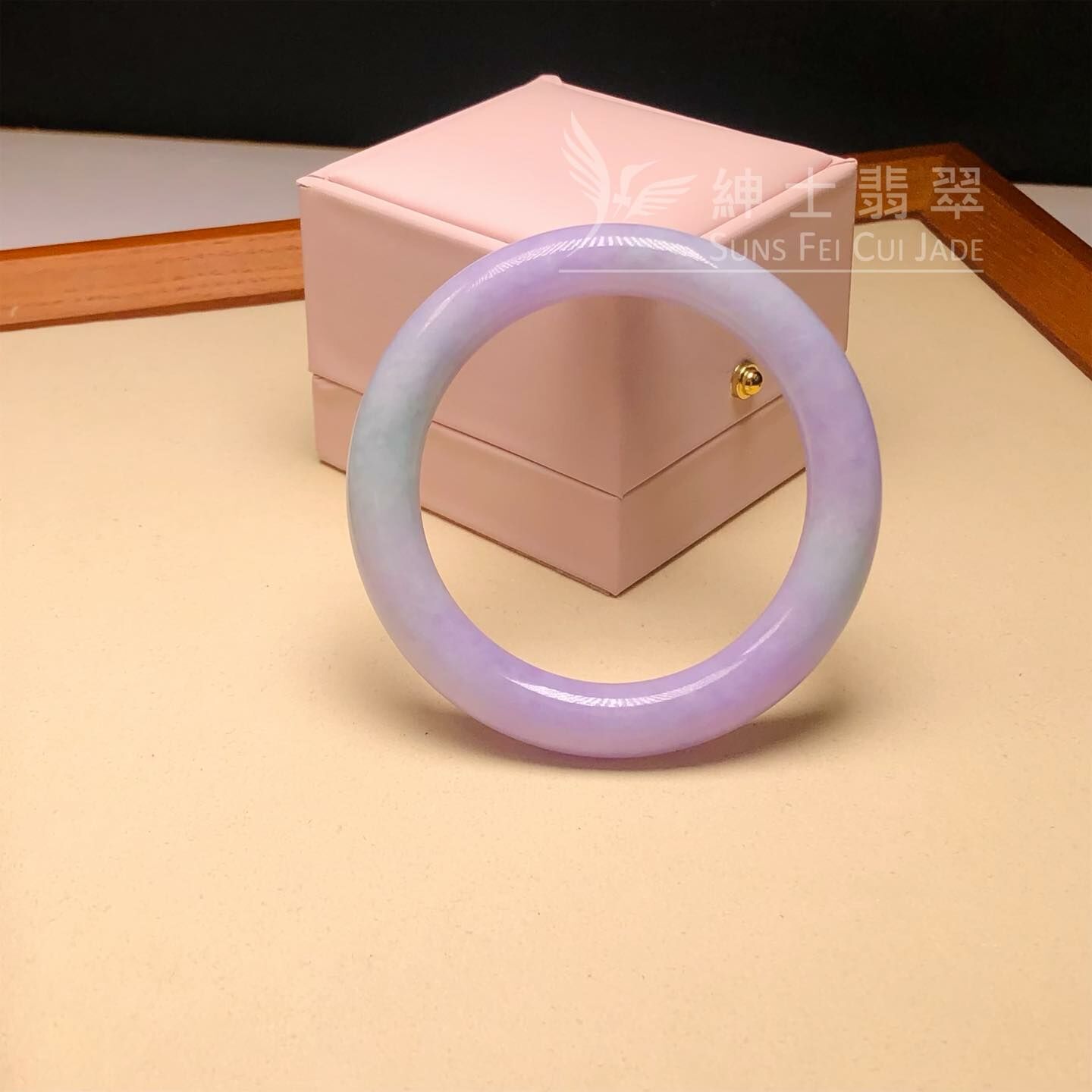 木那濃紫春彩圓鐲52.6mm