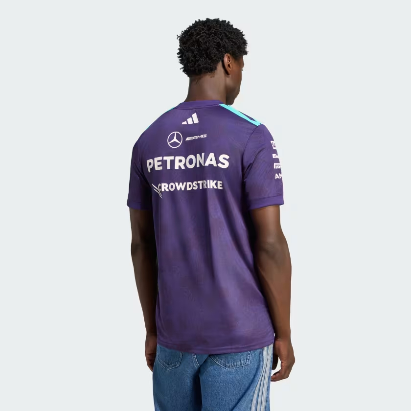 新加坡大獎賽別注 Adidas F1 Mercedes Benz 平治車隊 2026 紫色車手短袖隊服  KV4288