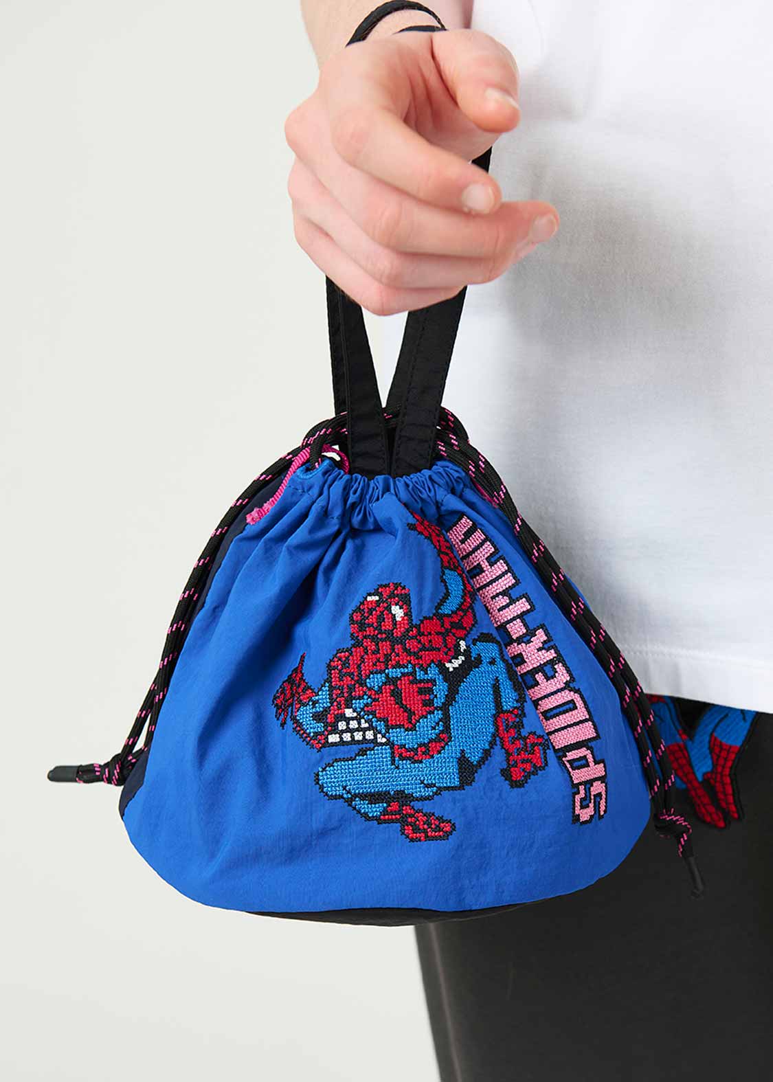 📦訂購 日本限定 graniph Spider-Man 蜘蛛俠 索繩手提袋