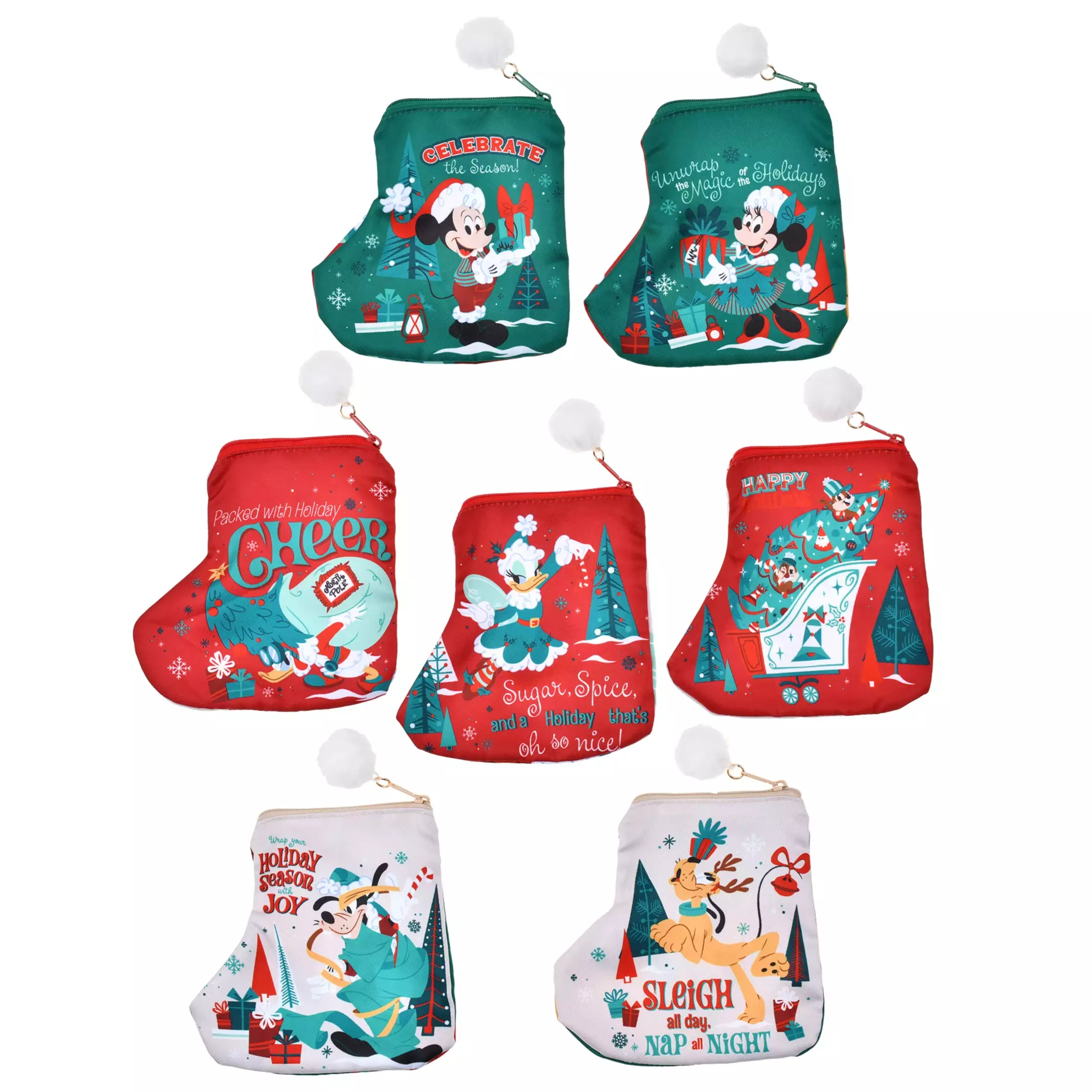 🌸 【預訂】Mickey & Friends MINI Pouch (隨機) - DISNEY CHRISTMAS 2026