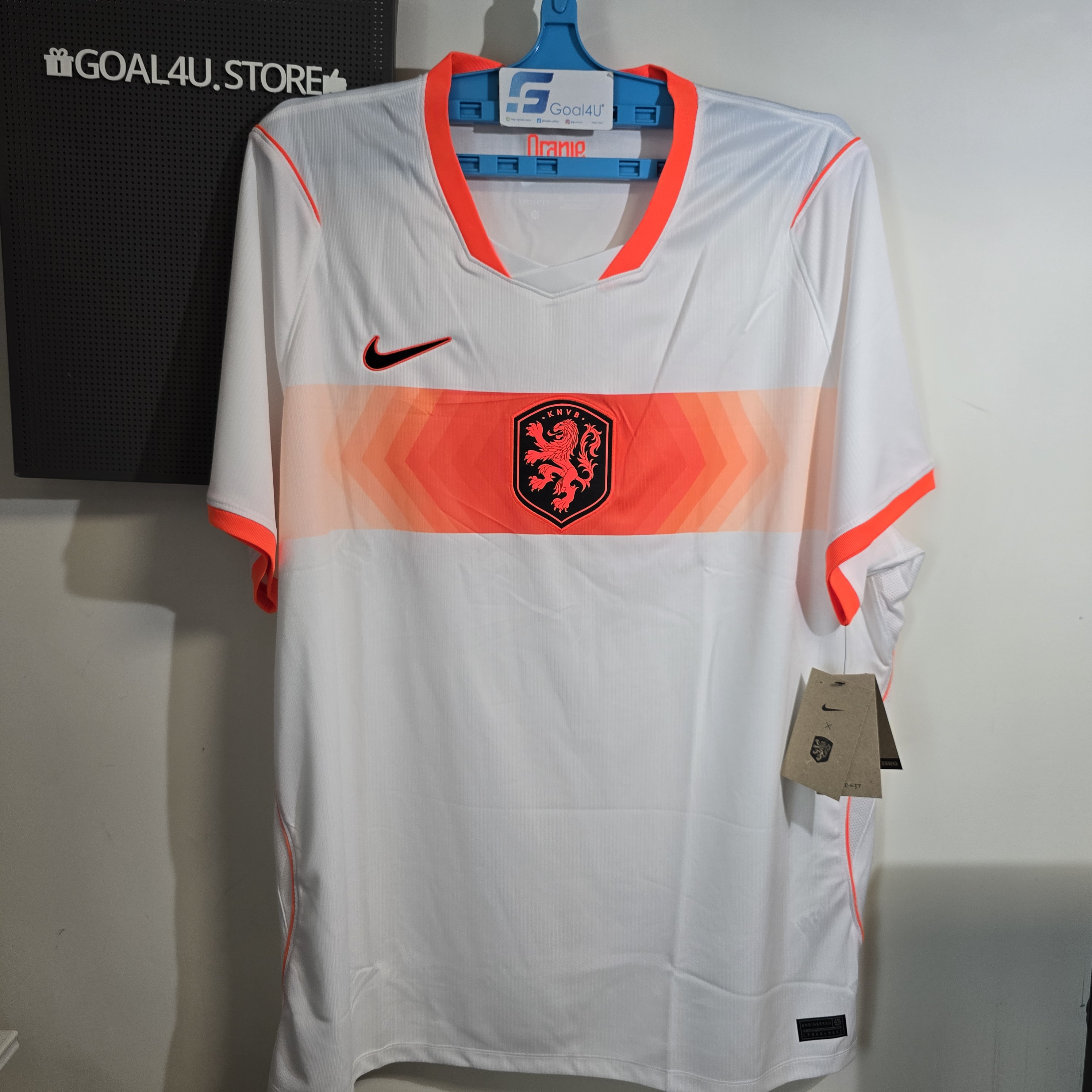 Nike Netherlands 荷蘭 2026-27 作客球迷版球衣 (可加印字章) IB5391