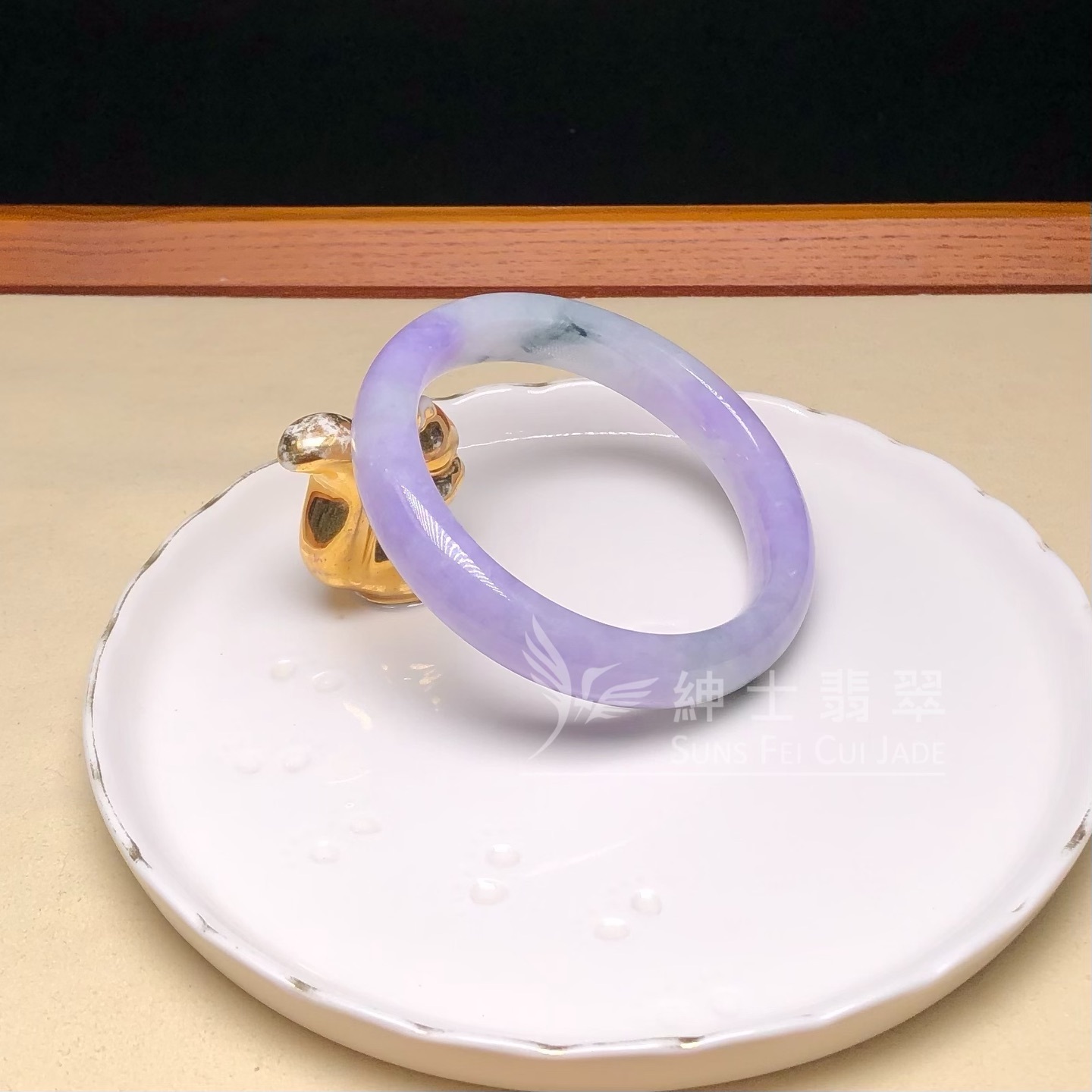 木那藍紫飄花福鐲54.3mm