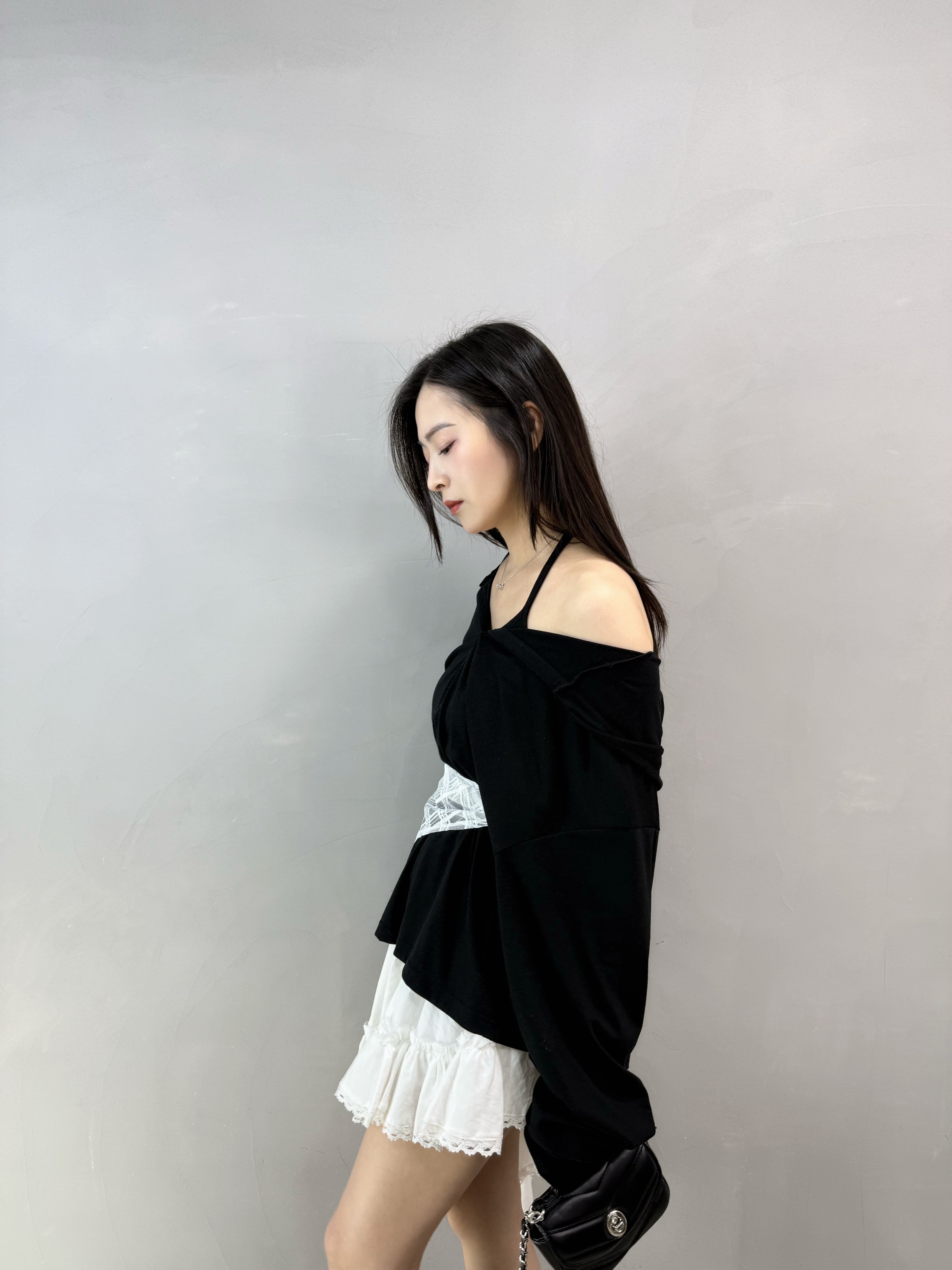 J81 有帽Top+吊帶 Set