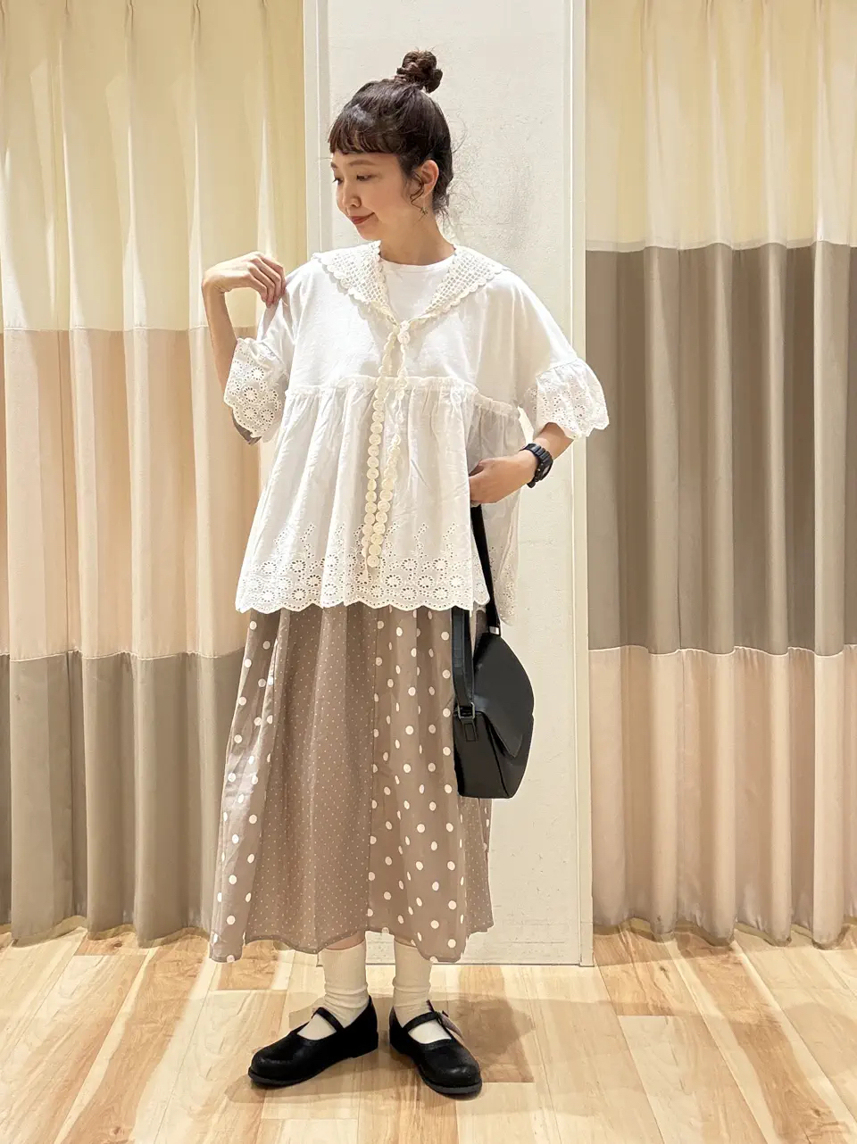 日本拼款連身裙