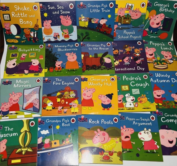Peppa Pig The Incredible Peppa Pig Collection 小豬佩奇故事書｜50 books｜Yellow Box 黃盒