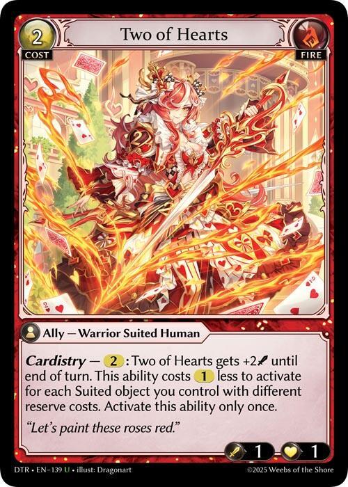 FOIL-Two of Hearts/DTR EN–139 (U)