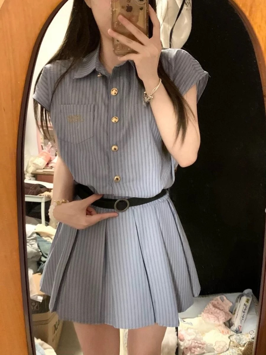 DR235学院风miu连衣裙