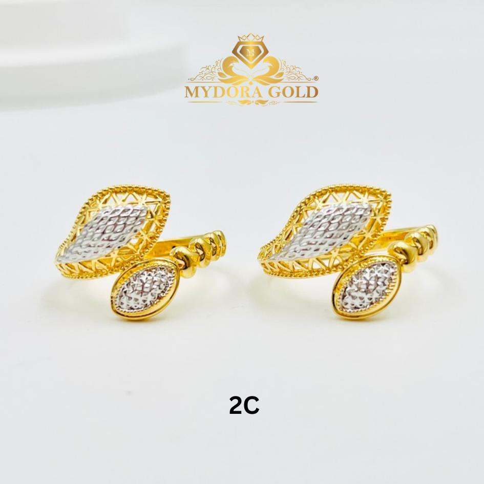 MYDORA Cincin Ratu Lattice Oval (5G) l EMAS 916/22K