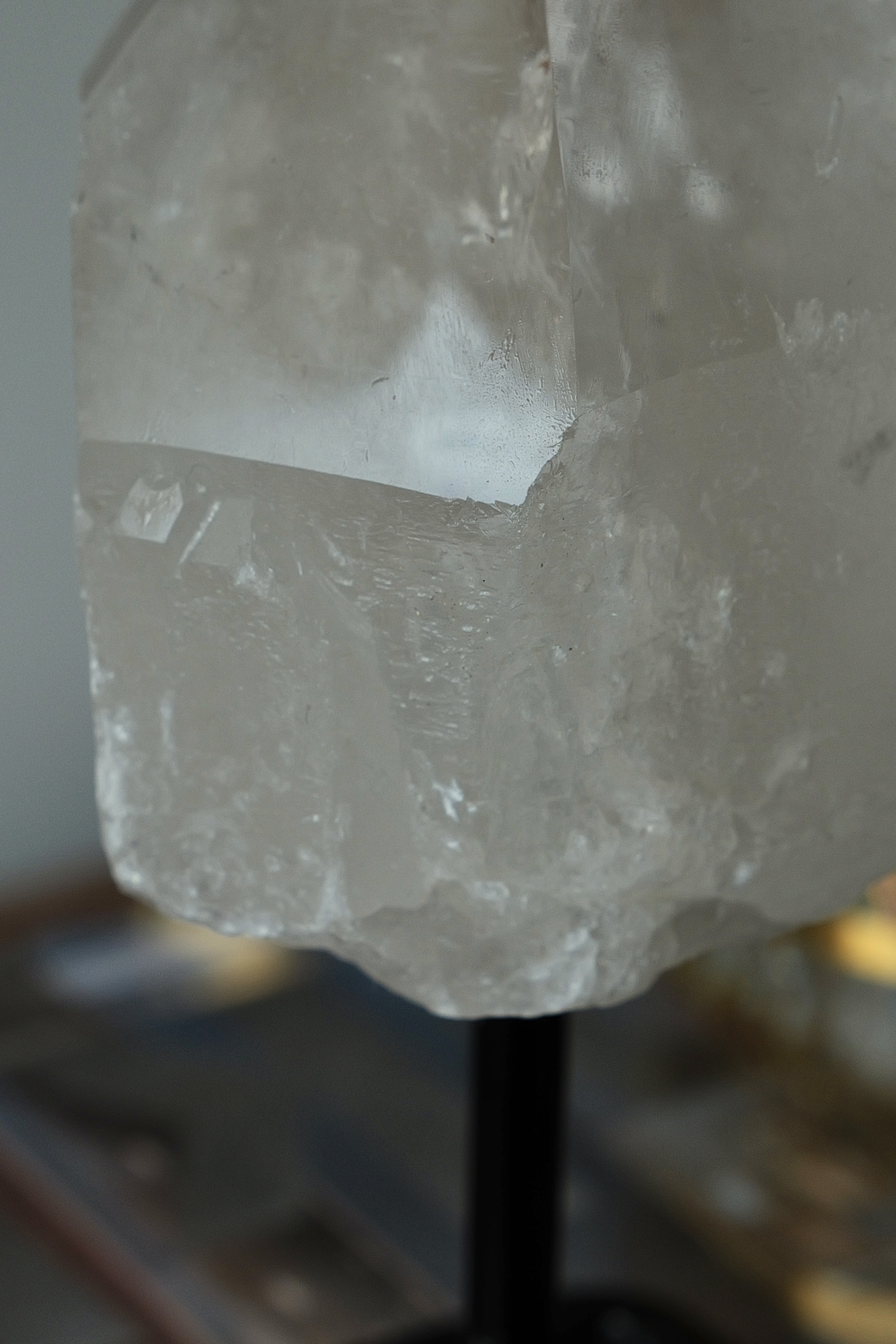 ༒11.7cm白水晶POINT連托架擺設༒ CS7037C8GF78-RA30*6as