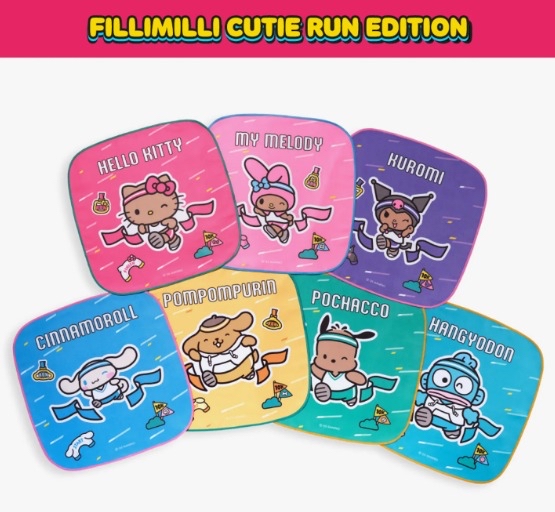 🇰🇷韓國限定 Fillimilli X Sanrio 手巾連防水盒掛飾
