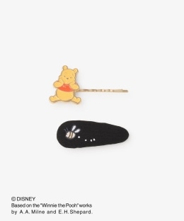 [訂購] [日本直送] 🍯 Afternoon Tea Disney Collection「Winnie the Pooh」髮夾套裝  {TF260755}