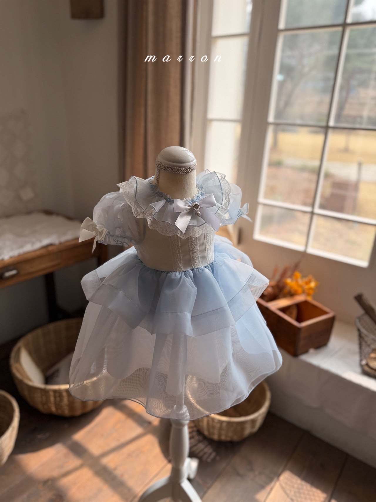 🇰🇷Marron 裙（不含蝴蝶結領）