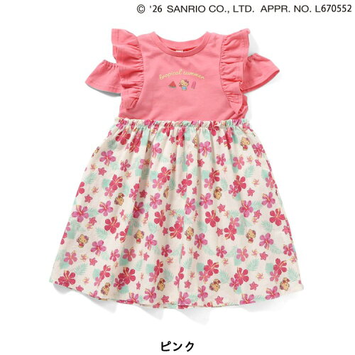 🆕【⭐訂購⭐】🌀 🇯🇵 日本直送 #Sanrio 荷葉邊袖 露肩連身裙［3款選］🌀 [ELDA-0176][260516]