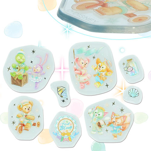 【預訂】DisneySea 25th Duffy Find Your Beautiful Blue - postcard & sticker set