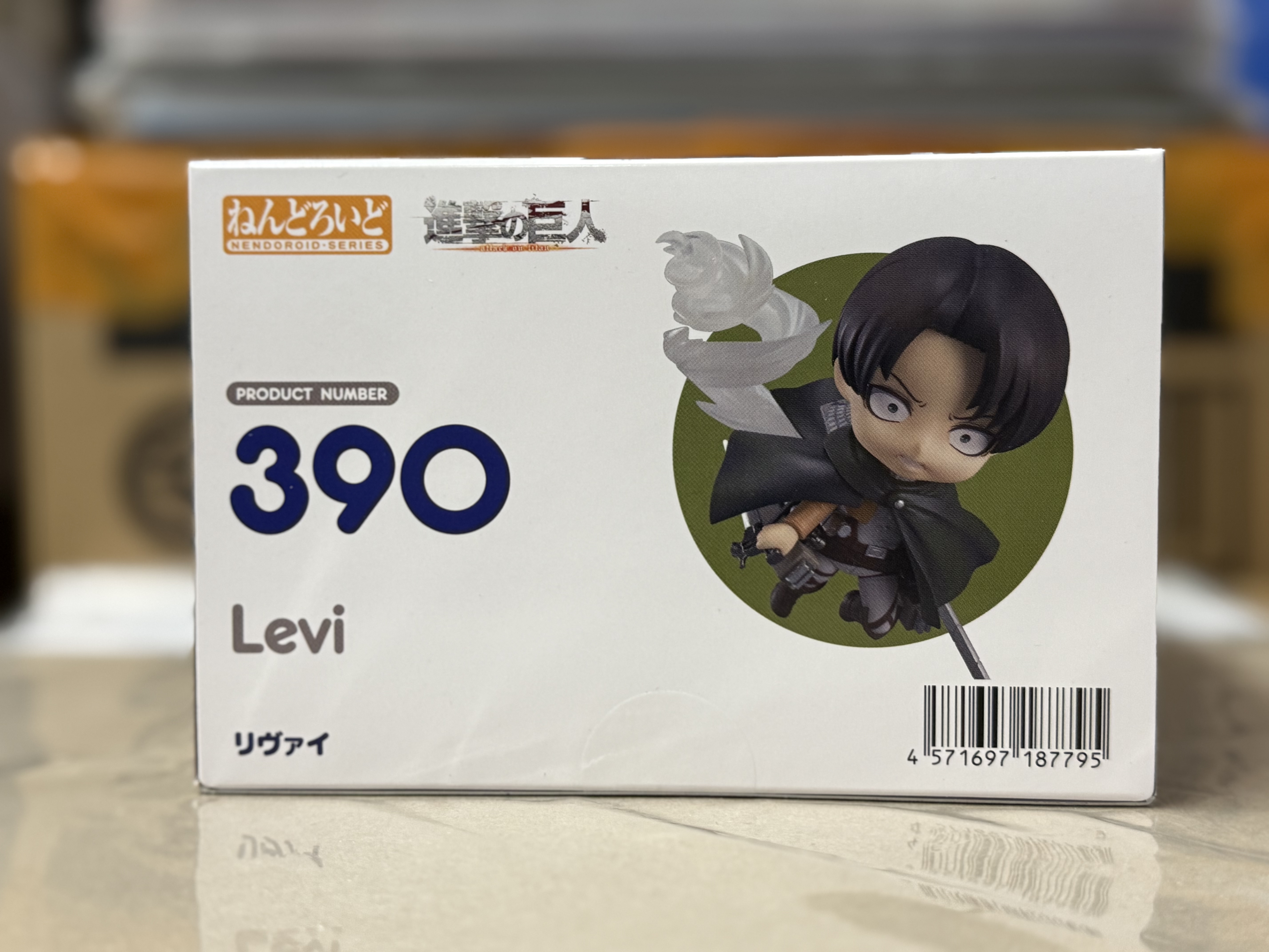 Good smile 黏土人 390 里維 Levi 進擊的巨人 可動figure gsc nendoroid 