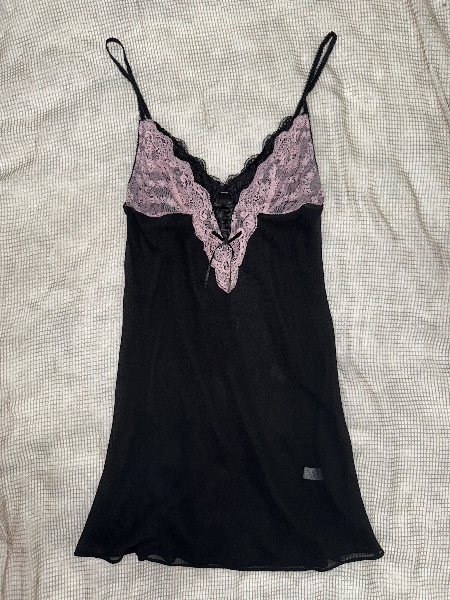 Dark Coquette Aesthetic Lace Lingerie Dress