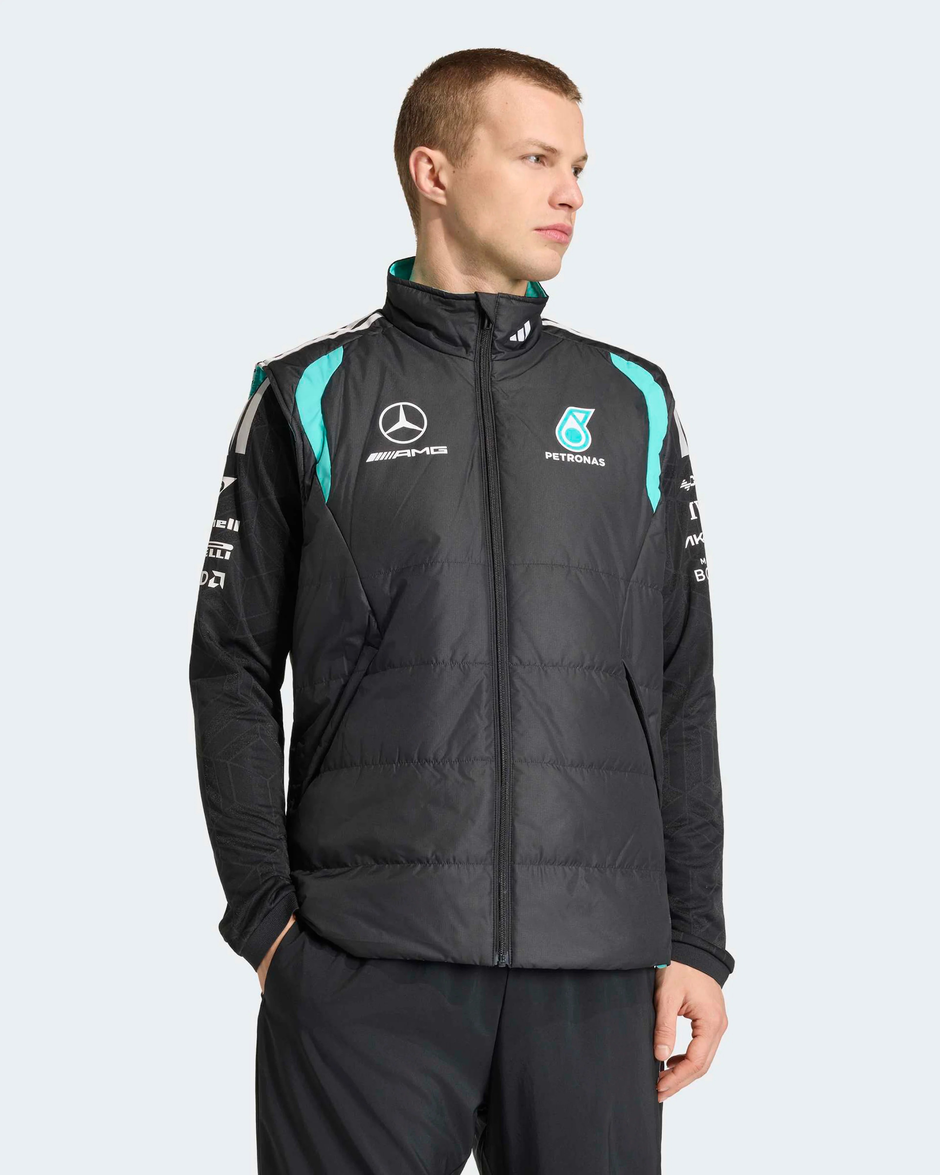 Adidas F1 Mercedes Benz 平治車隊 2026 官方技師背心 KE5476