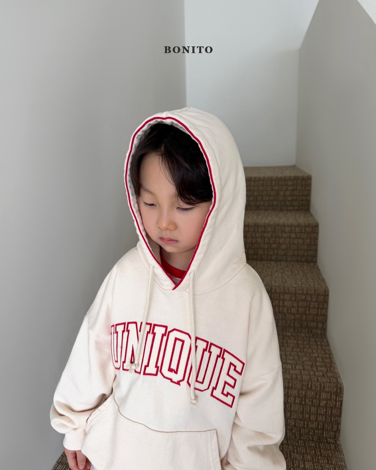 Bonito | 親子hoodie (Blue L 105-115)