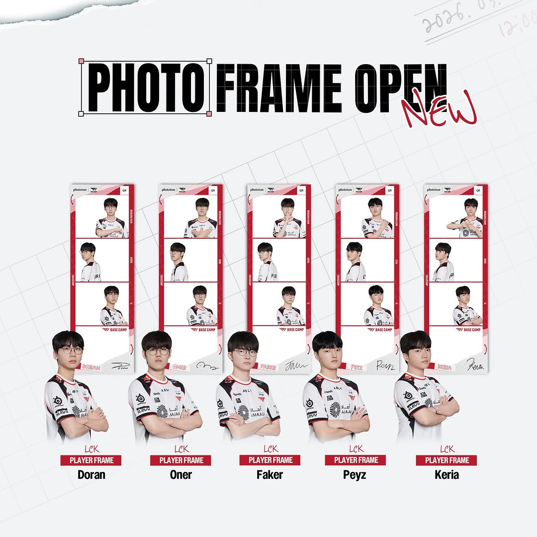[T1] BASECAMP限定 - 2026 PHOTO FRAME