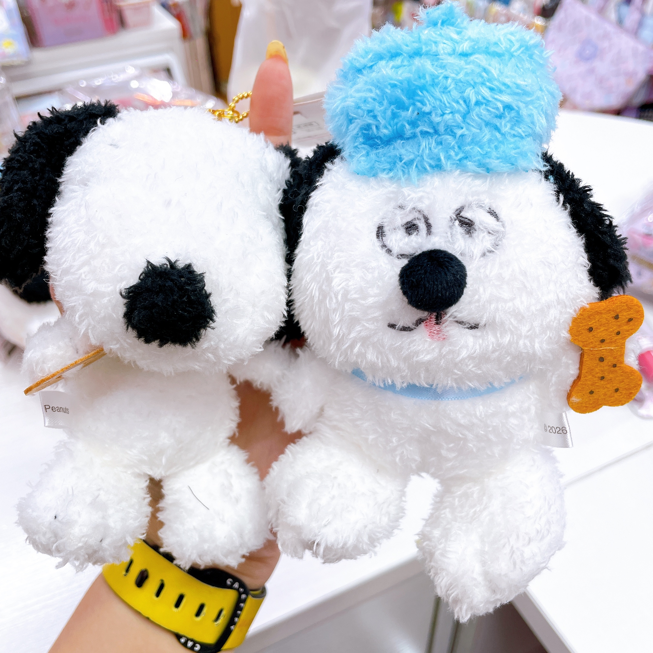 日本直送Snoopy新款磁石貼貼公仔 可以分開掛可以一齊掛
