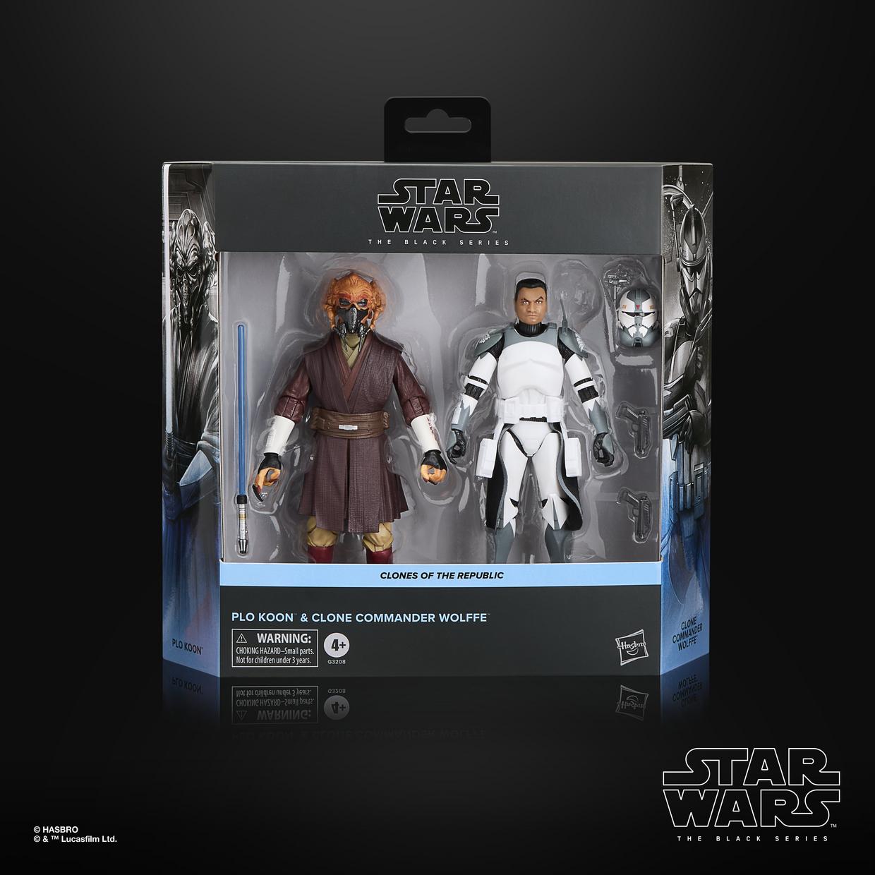 預訂商品 STAR WARS BS Plo Koon & Clone Commander Wolffe 