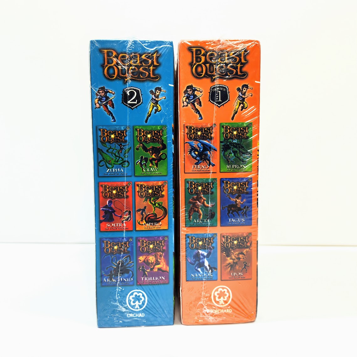 Beast Quest 1-2 2 set 12 books |追擊野獸小說12冊 冒險刺激 章節橋梁書B170	