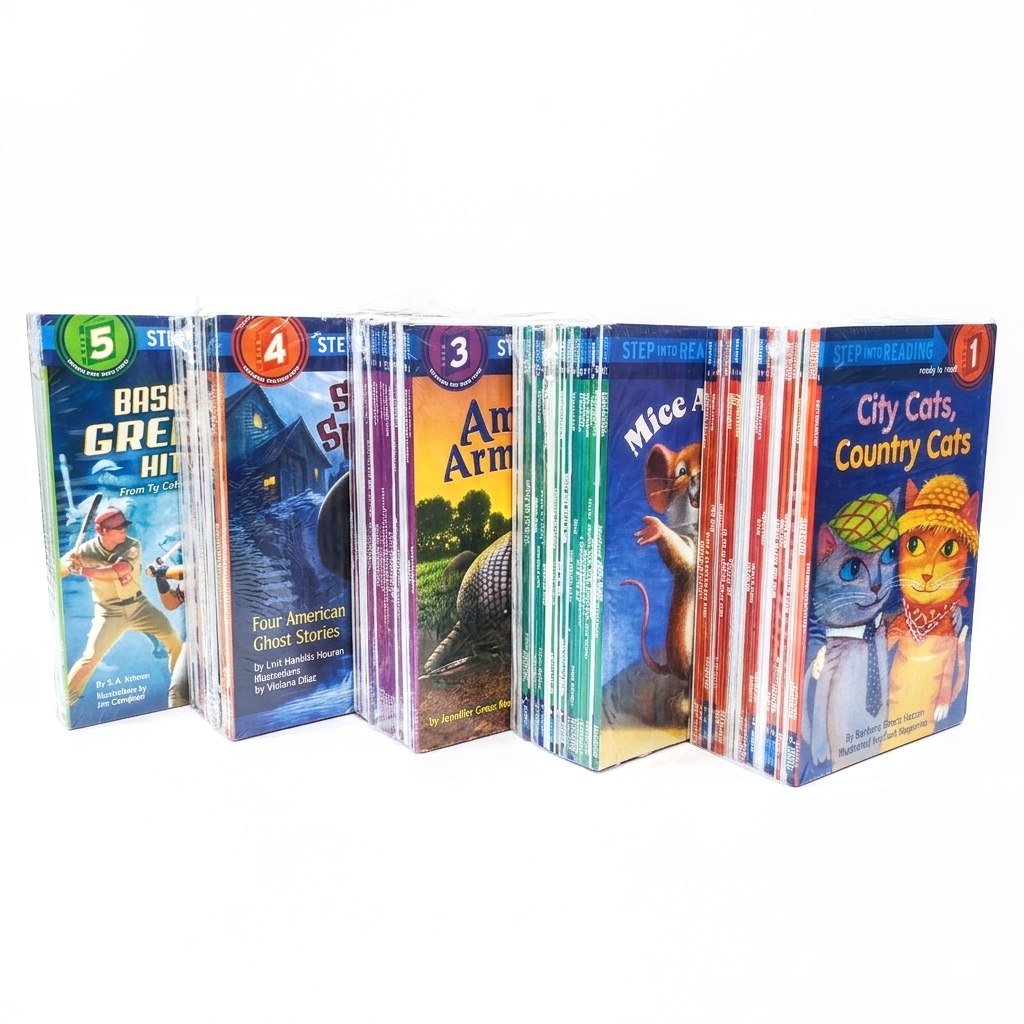 Step into Reading Level 1- Level 5  分級閱讀經典 小達人點讀版 B152