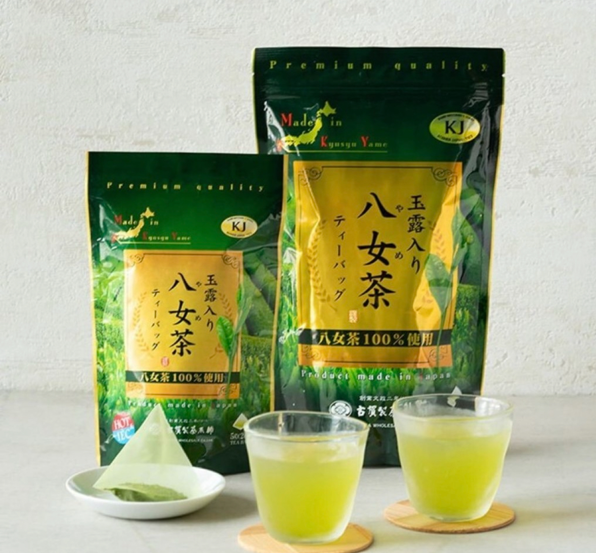 快閃 日本製九州名物玉露八女茶50包裝