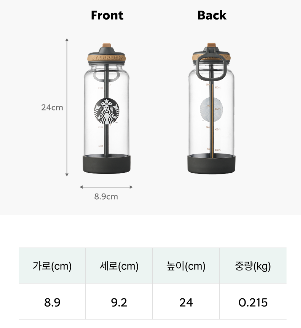 運動風｜韓國 Starbucks 星巴克 Sporty Tiki 水樽＋帆布隨身袋套裝｜Sporty Tiki Water Bottle & Pouch Set