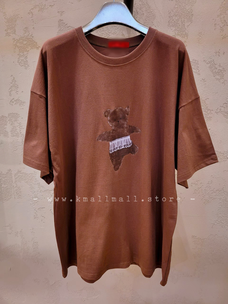 ☀️初夏優惠☀️ Ballet熊熊print Tee - 兩色入