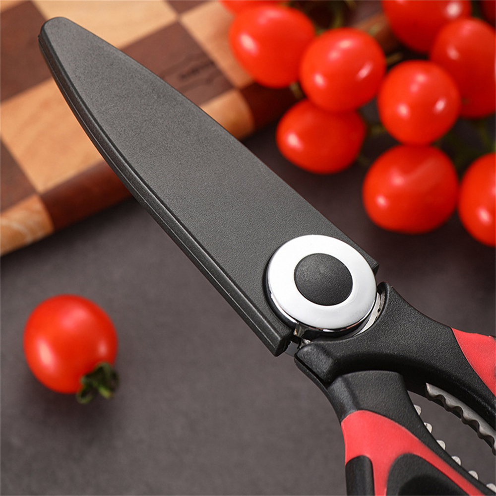 不鏽鋼廚房剪刀 2.5紅黑 UA0535