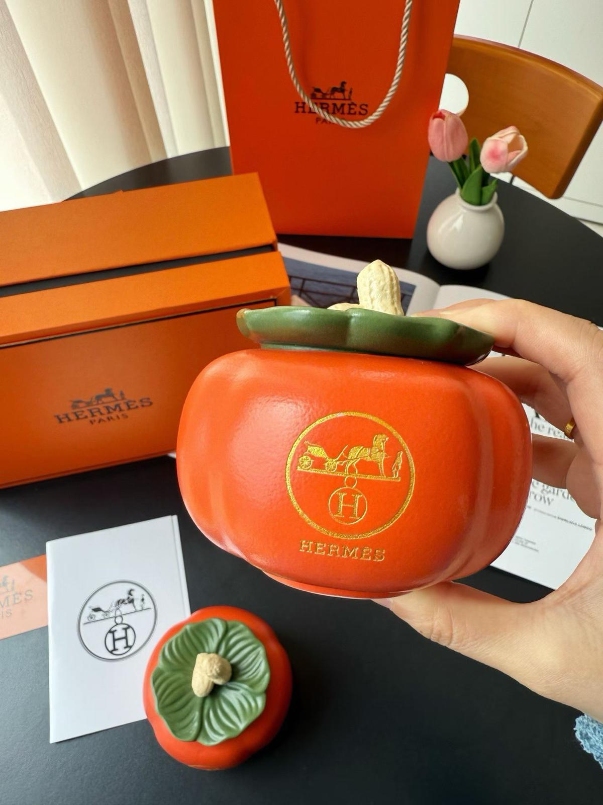 Hermes愛馬仕“好柿花生”🥜香薰蠟燭禮盒