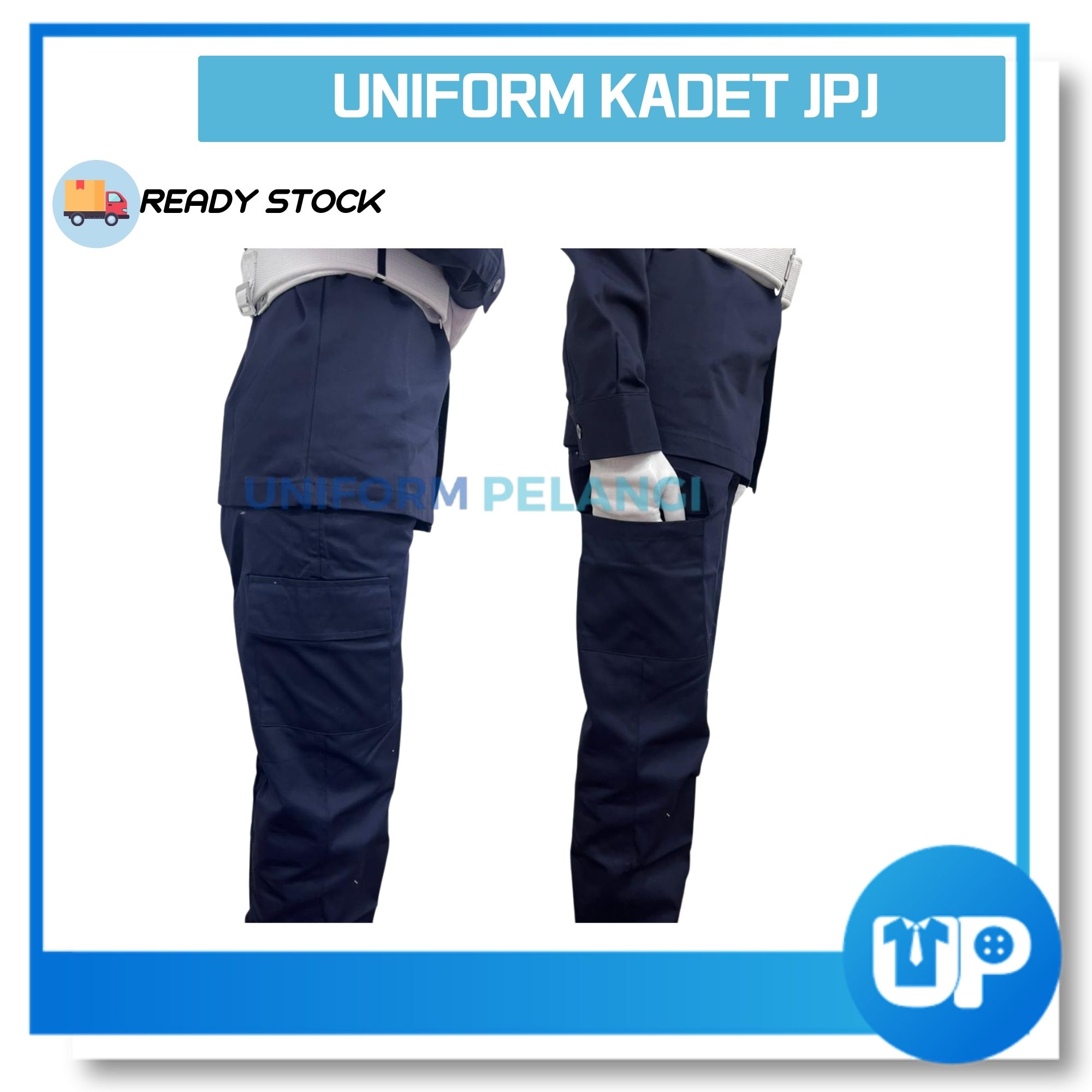 Uniform Seragam Kadet JPJ Kemeja Lengan Panjang Kokurikulum Sekolah Persatuan Pakaian