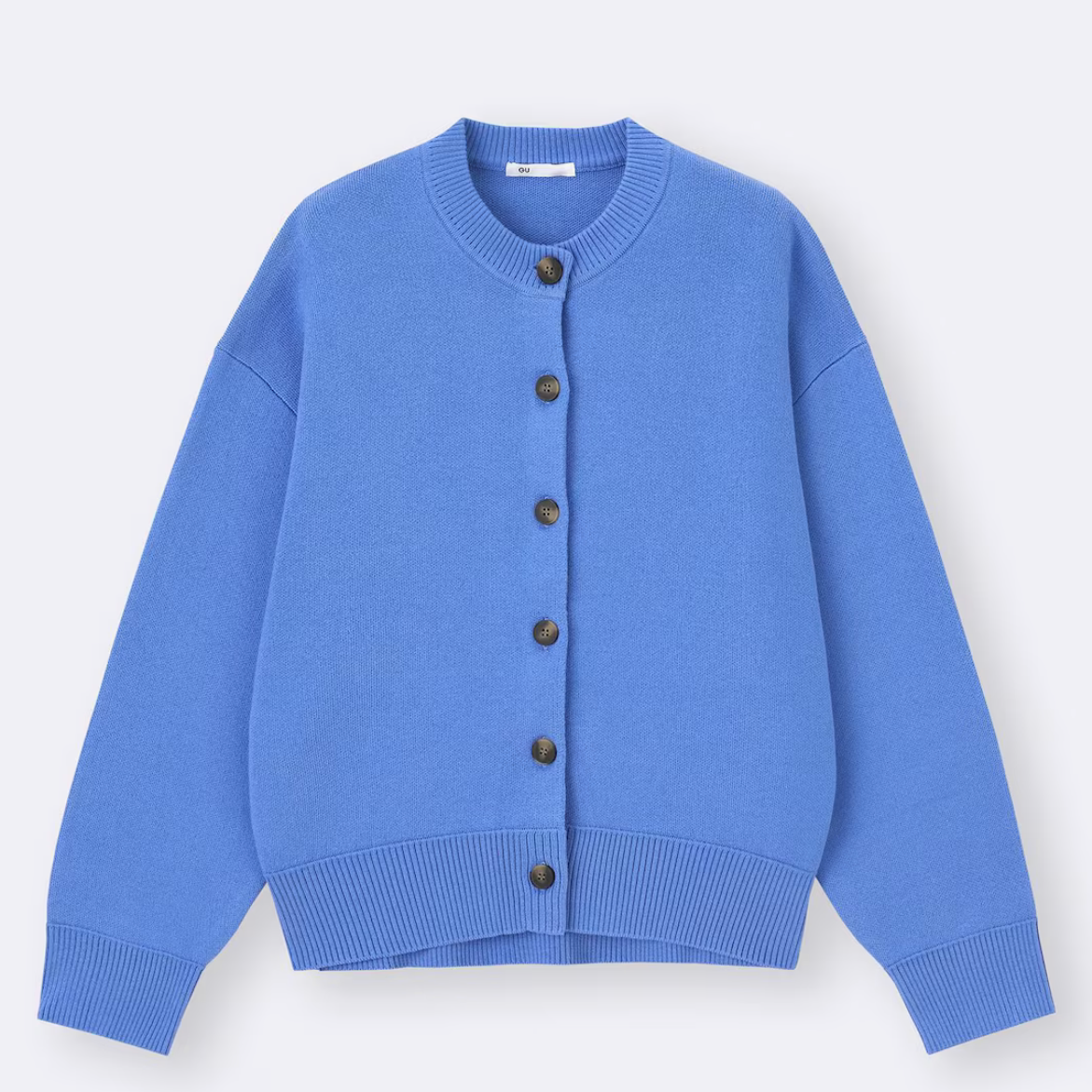 GU Sweat-like Knit Dolman Sleeve Cardigan