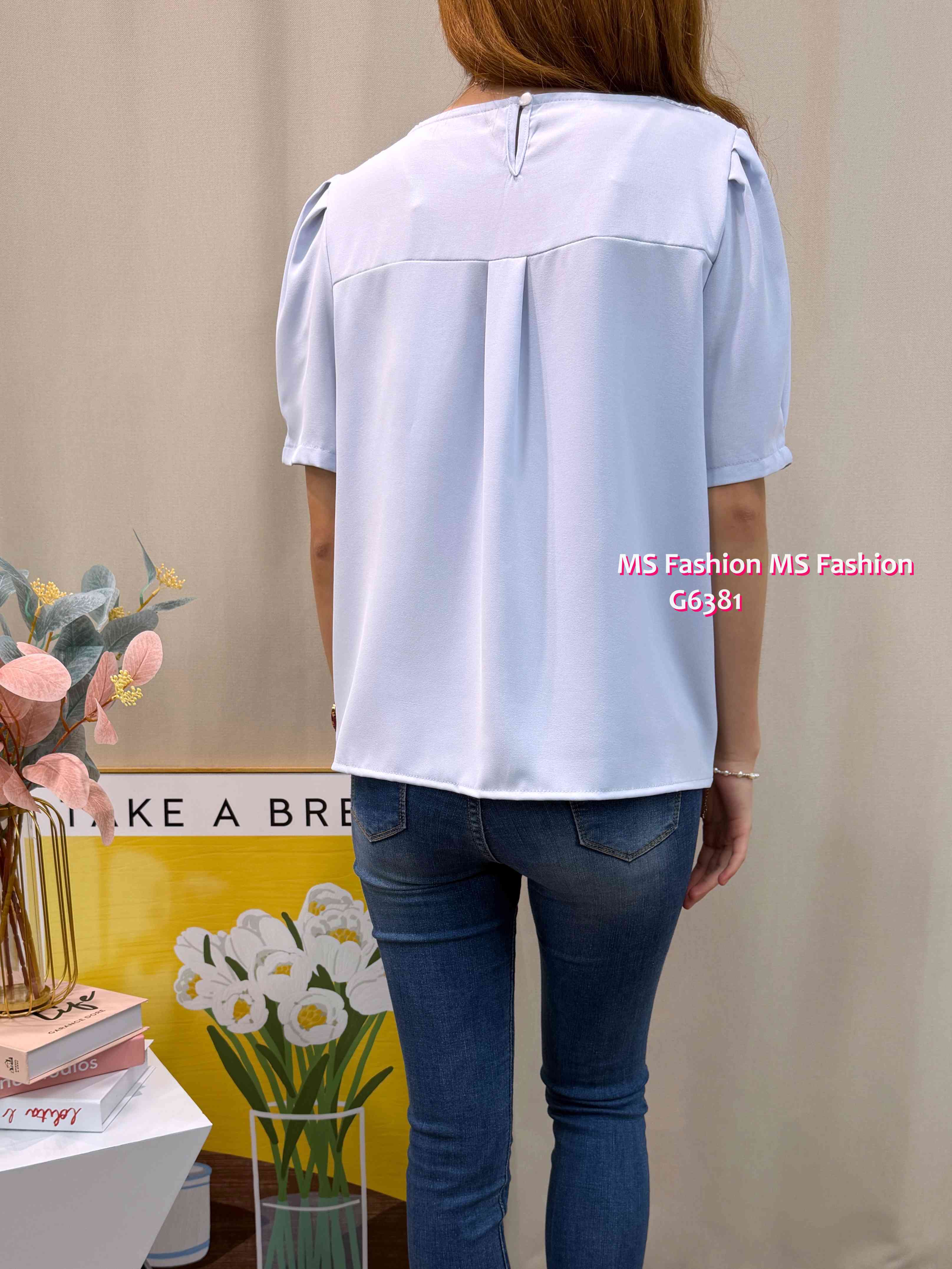 G6381 格仔通花拼布top