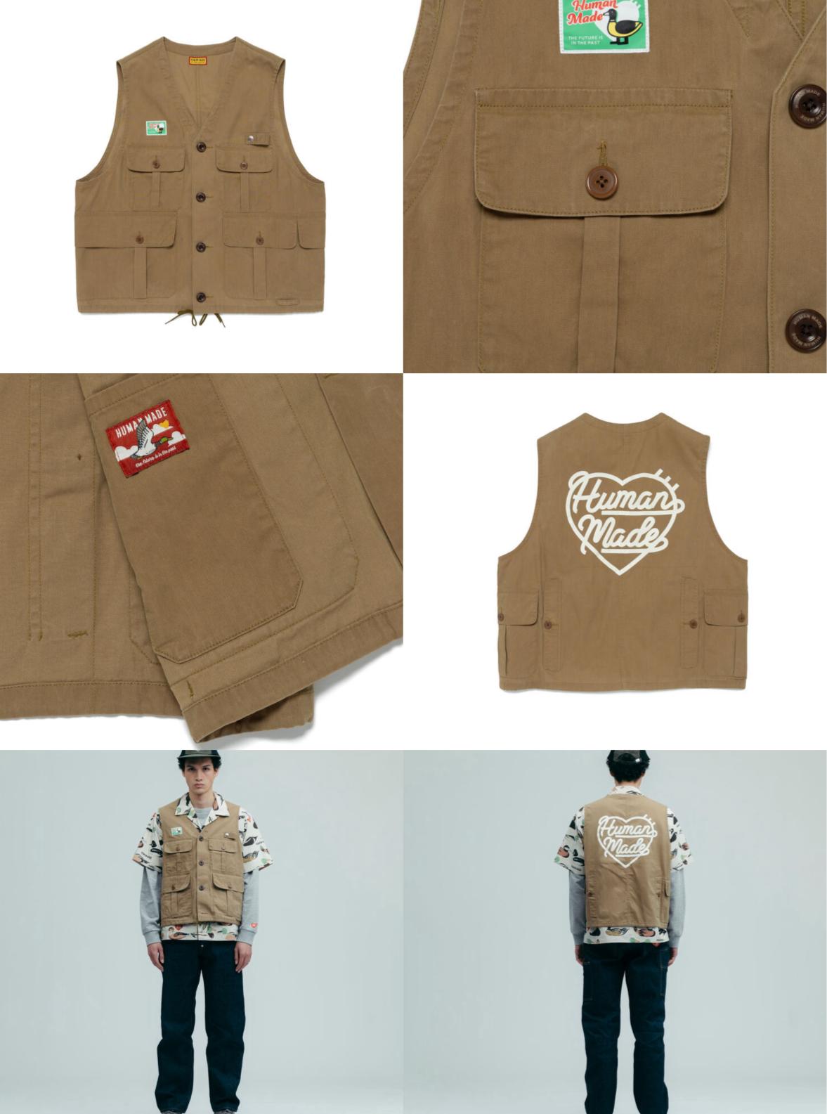 Human made hunting 背心外套 Size m / L