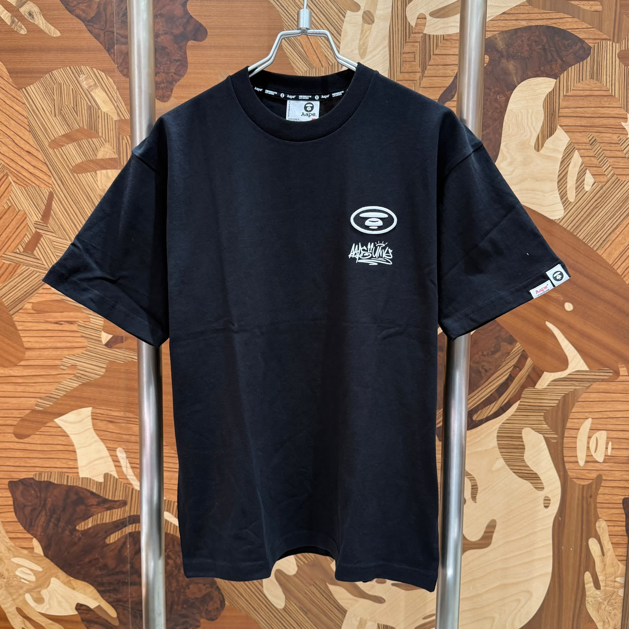 AAPE Regular fit Moonface logo tee (1869)