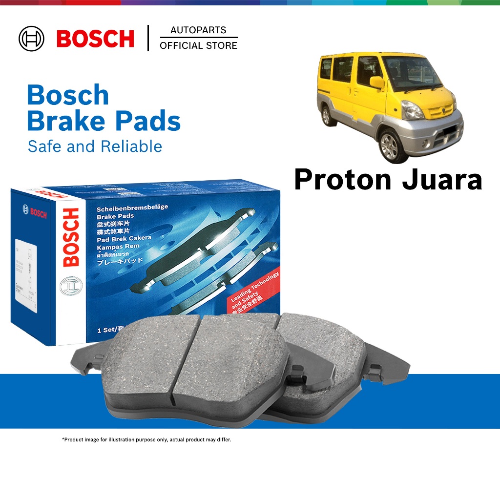 Bosch Front Brake Pads for Proton Juara - 0986AB1467